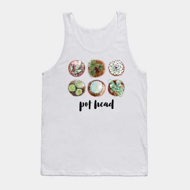 succulent pothead Tank Top by openspacecollective